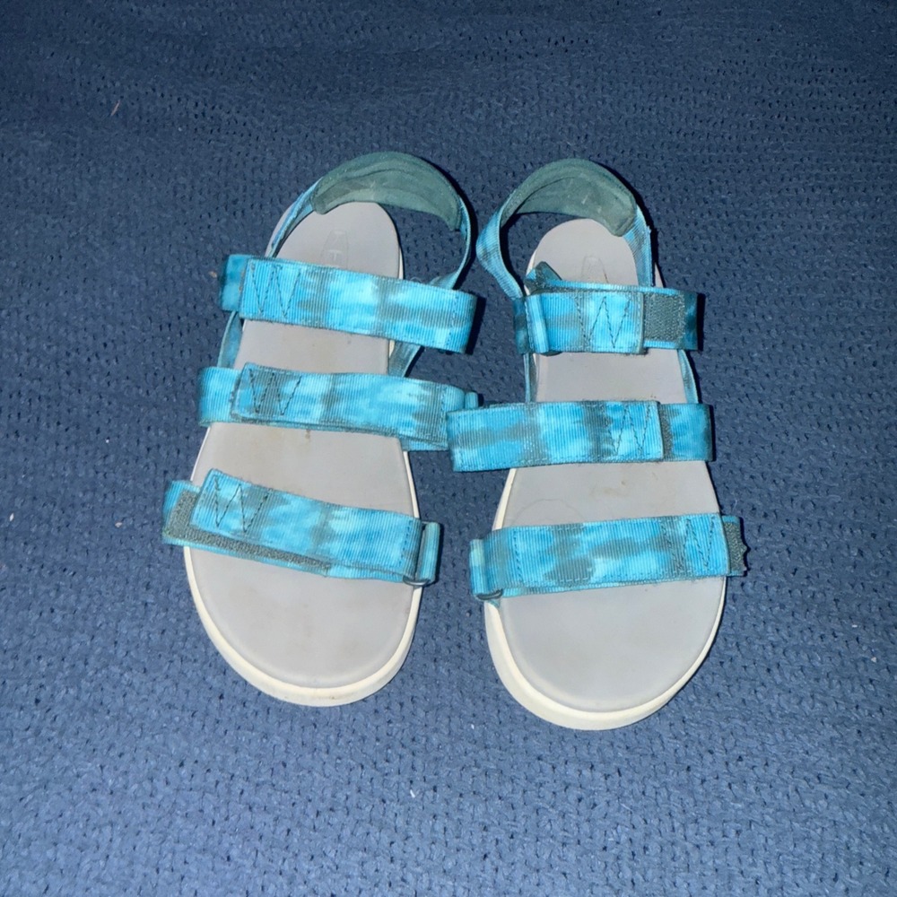 Keen Elle Backstrap Sandals Blue Tie Dye Strappy Outdoor Shoes Womens 9 1027209